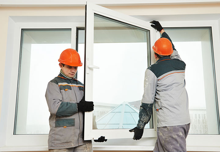 Installation de fenêtres PVC